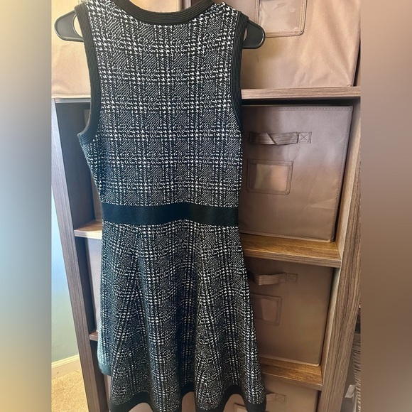 Kate Spade Houndstooth Plaid Sweater Dress Size Small - Picture 7 of 12